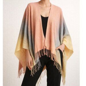 Ombre Tie Dye Ultra Soft Scarf Wrap Shawl Large NWT